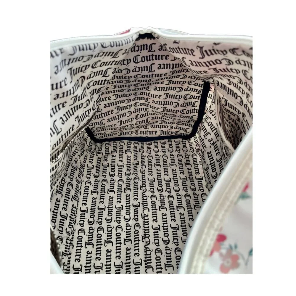 RARE Juicy Couture Lmtd Edition Floral Extra Large Weekender Travel Duffel Bag - Picture 10 of 13
